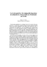 Portada:La ironía genérica: la conjugación ingeniosa de aislamiento e integración en "El burlador de Sevilla" / James A. Parr