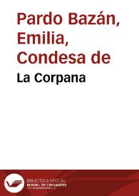 Portada:La Corpana / Emilia Pardo Bazán