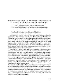 Portada:Las transferencias de aprovechamiento urbanístico en la ciudad de Salamanca (1984-2001): uso y abuso / Luis E. Espinoza Guerra y David Senabre López