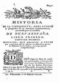 Portada:Historia de la conquista de México, población y progresos de la América Septentrional, conocida por el nombre de Nueva España. Tomo I