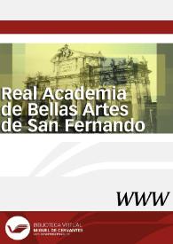 Portada:Real Academia de Bellas Artes de San Fernando