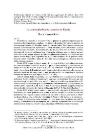 La cronología del arte levantino de España / Martín Almagro Basch