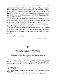 Portada:Epigrafía romana y visigótica / Fidel Fita