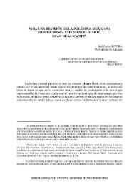 Portada:Para una revisión de la polémica mexicana dieciochesca con Manuel Martí, deán de Alicante / José Carlos Rovira Soler