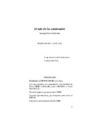 Portada:El vals de los condenados / Santiago Martín Bermúdez