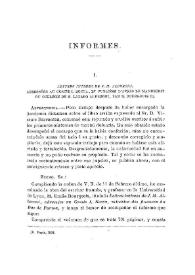 Portada:\"Lettres intimes de J. M. Alberoni, adressées au comte I. Rocca, et publiées d'après le manuscrit du collège de S. Lazaro Alberoni\", par E. Bourgeois (I) / Vicente Barrantes