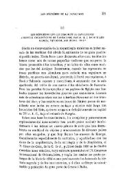 Portada:"Les héthéens ant-ils colonisé la Catalogne? Acropole cyclopéenne de Tarragone", par M.G.J. de Guillén García. Fribourg, 1899... / Eduardo Saavedra