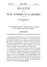 Portada:D. Juan Bautista Muñoz. Censura por la Academia de su \"Historia del Nuevo Mundo\" / Cesáreo Fernández Duro