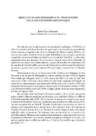 Portada:Mínguez de San Fernando y su traducción de la "Encyclopédie méthodique" / José Checa Beltrán