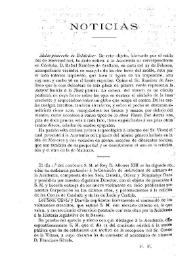 Portada:Noticias. Boletín de la Real Academia de la Historia, tomo 44 (1904). Cuaderno III / [Fidel Fita]