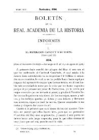 Portada:El Emperador Carlos V y su corte. (1522-1539) [324] / A. Rodríguez Villa