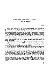 Portada:Francia en "Fortunata y Jacinta" / Javier del Prado