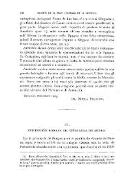 Portada:Inscripción romana de Peñaranda de Duero / Fr. Tirso López