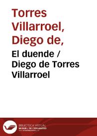 Portada:El duende / Diego de Torres Villarroel