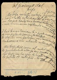 Portada:Poema del hijo (Punta Arenas, 1919) / Gabriela Mistral
