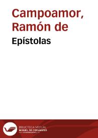 Portada:Epístolas / Ramón de Campoamor