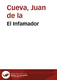 Portada:El Infamador / Juan de la Cueva