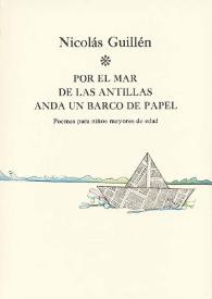 Portada:Por el mar de las Antillas anda un barco de papel / Nicolás Guillén