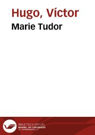 Portada:Marie Tudor / Victor Hugo