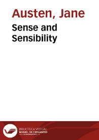 Portada:Sense and Sensibility / Jane Austen