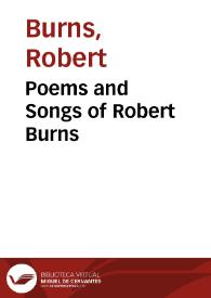 Portada:Poems and Songs of Robert Burns / Robert Burns