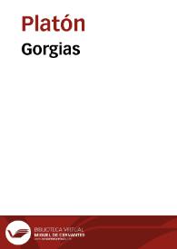Portada:Gorgias / Platon