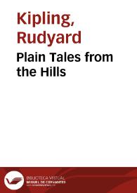 Portada:Plain Tales from the Hills / Rudyard Kipling