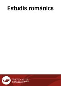 Portada:Estudis romànics