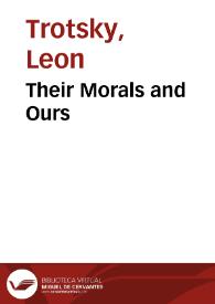 Portada:Their Morals and Ours / Leon Trotsky