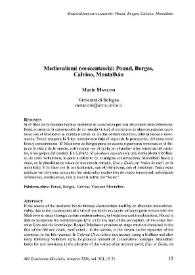 Portada:Medievalismi novecenteschi: Pound, Borges, Calvino, Montalbán / Mario Manzini
