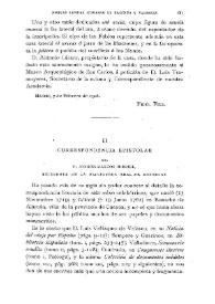 Portada:Correspondencia epistolar del P. Andrés Marcos Burriel, existente en la Biblioteca Real de Bruselas / Jesús Reymóndez del Campo