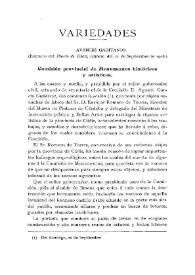 Portada:Avances gaditanos (extracto del \"Diario de Cádiz\", número del 21 de septiembre de 1908)