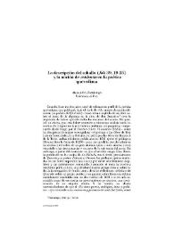 Portada:La descripción del caballo (Job, 39, 19-25) y la noción de "evidentia" en la poética quevediana / Alessandro Martinengo