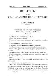 Portada:Estudios de códices visigodos [IV] / Guillermo Antolín O.S.A.