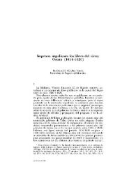 Portada:Imprenta napolitana: los libros del virrey Osuna (1616-1620) / Encarnación Sánchez García