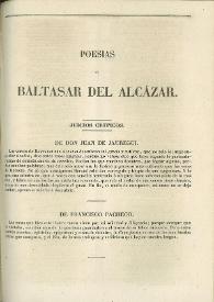 Portada:Poesías de Baltasar del Alcázar