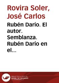 Portada:Rubén Darío en el centenario de \"Cantos de vida y esperanza\"