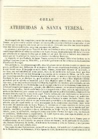 Portada:Obras atribuidas a Santa Teresa