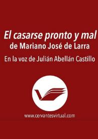 Portada:Mariano José de Larra. Fonoteca