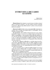 Portada:Entrevista a Riccardo Guastini / Manuel Atienza