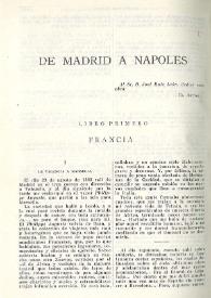 Portada:De Madrid a Nápoles / Pedro Antonio de Alarcón