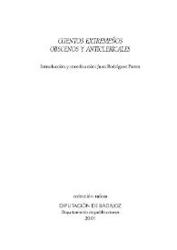 Portada:Cuentos extremeños, obscenos y anticlericales / introducción y coordinación, Juan Rodríguez Pastor