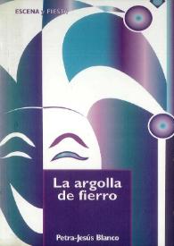 Portada:La argolla de fierro / Petra-Jesús Blanco, Alejandro Pérez Blanco