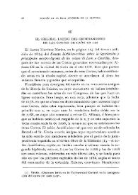 Portada:El original latino del ordenamiento de las Cortes de León en 1188 / Jerónimo Bécker