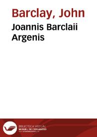 Portada:Joannis Barclaii Argenis