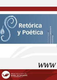 Portada:Retórica y Poética / director José Antonio Hernández Guerrero