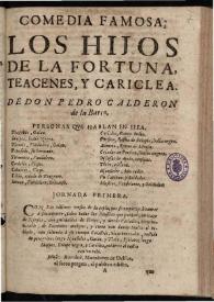 Portada:Los hijos de la Fortuna, Teagenes y Clariclea