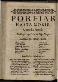 Portada:Porfiar hasta morir