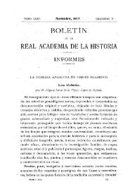 Portada:La nobleza andaluza de origen flamenco : los Colarte / El Marqués de Laurencín