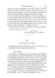 Portada:Proyecto de Informe. Lecciones de Historia de España / Adolfo Bonilla y San Martín